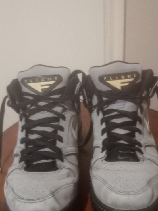 Nike Mens Air Flight Falcon 397204-022 Gray Basketball Shoes Sneakers Size 8 main image 7